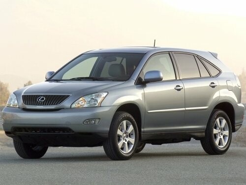 Коврики ЭВА "EVA ромб" для Lexus RX300 (suv / MCU35) 2003 - 2006, черные, 3шт.