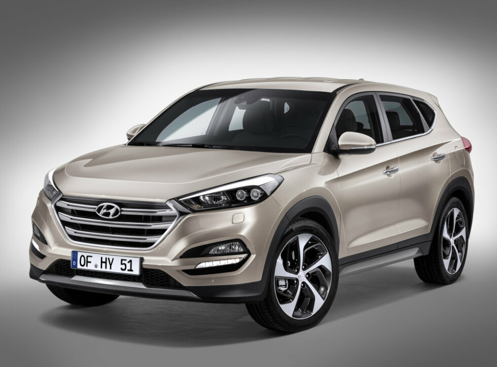 Коврики текстильные "Стандарт" для Hyundai Tucson III (suv / TL) 2015 - 2019, черные, 5шт.