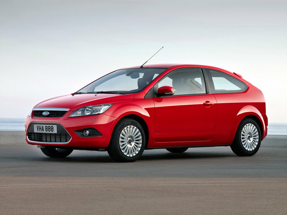 Коврики текстильные "Классик" для Ford Focus II (хэтчбек 5 дв / CB4) 2007 - 2011, черные, 5шт.